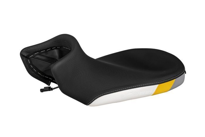 Touratech Comfort Seat - Rider - "Style Yellow Grey" - Fresh Touch - Heatable - BMW R1300GS