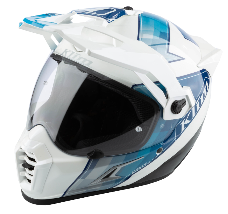 KLIM Krios PRO Helmet ECE - SPECTRUM WHITE BLUE