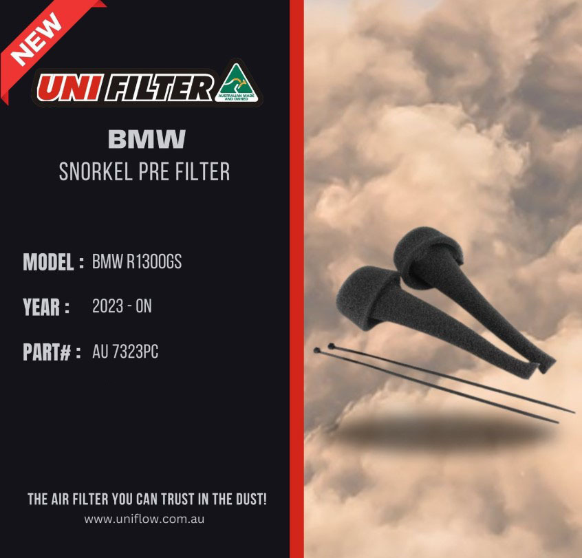 UNIFilter Snorkel Pre-Filter Kit - BMW R1300GS (2023 on)