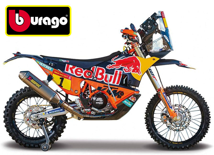 KTM 450 Rally Factory 2019 Edition - Bburago 1:18 Scale Model