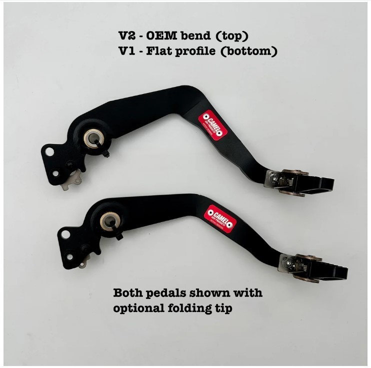 CamelADV "The Fix" Rear Brake Pedal V1 & V2 - T700 / World Raid - Folding