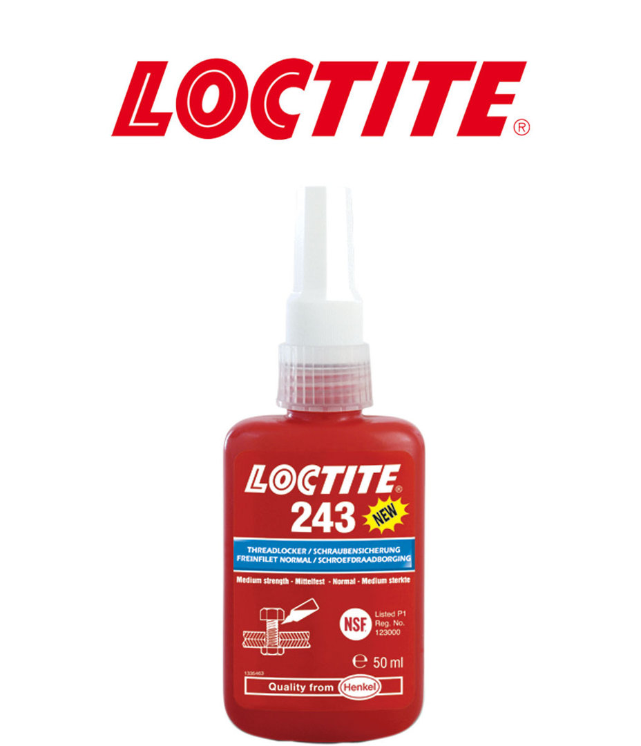 Threadlocker Blue - Loctite 243 Medium