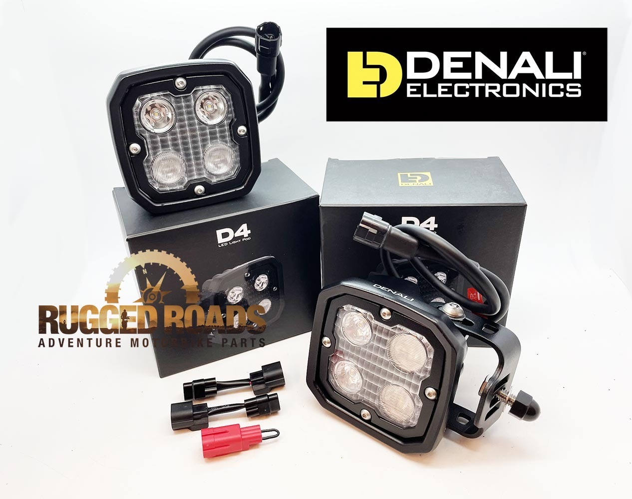 Plug And Play DENALI D4 LED Light Kit - CRF1100 (All Models)