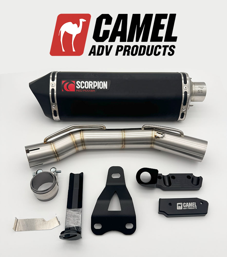 CamelADV High Mount RALLY Exhaust Kit SCORPION - Tenere 700 - 2025 Onwards