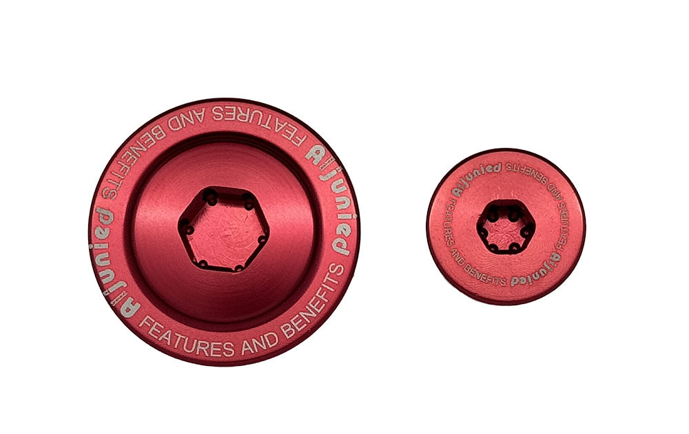 Anodised Alloy Crank Cap and Oil Filler - KOVE 450 RALLY