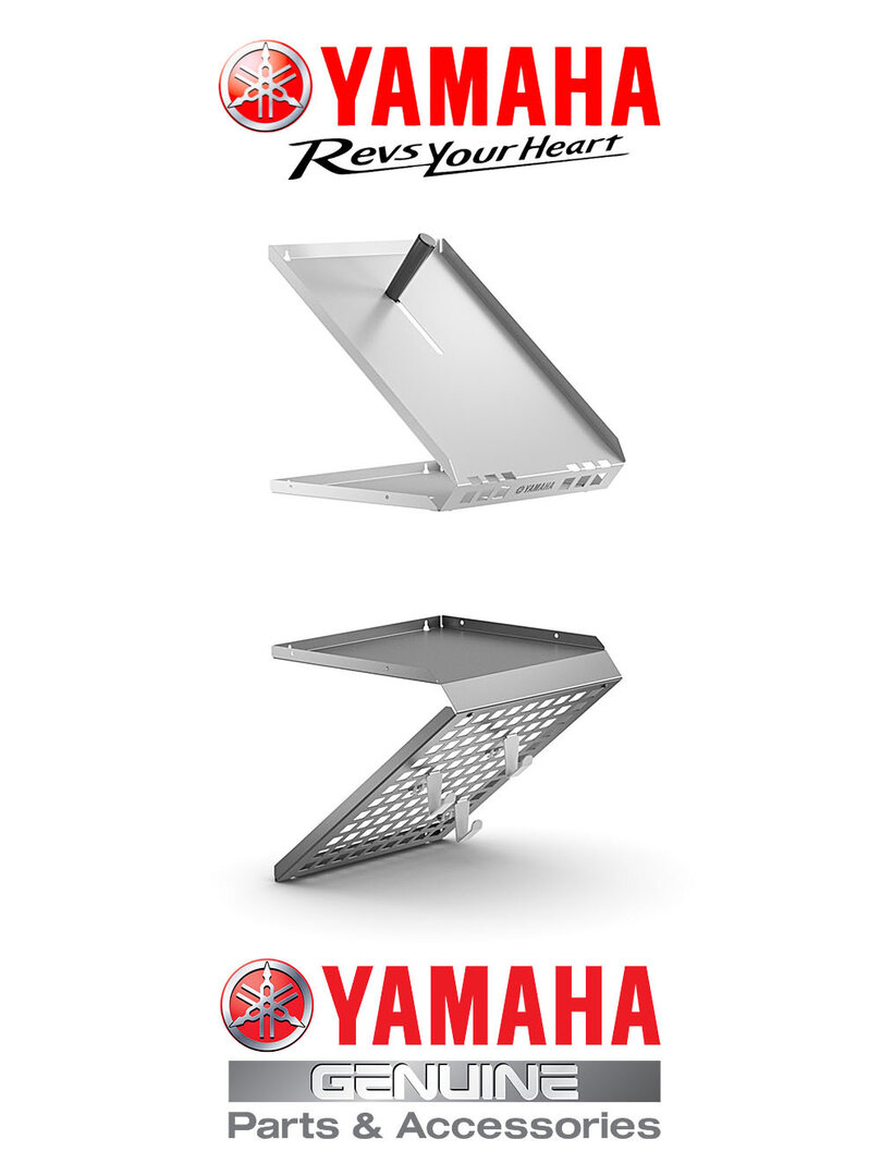 OEM Yamaha Riding Gear Rack - GREY