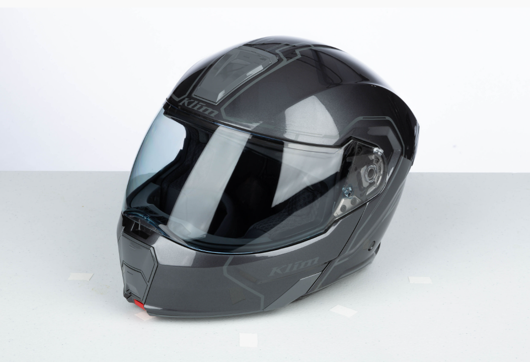 KLIM GT1 Expedition Helmet ECE - GLOSS METALLIC ASPHALT