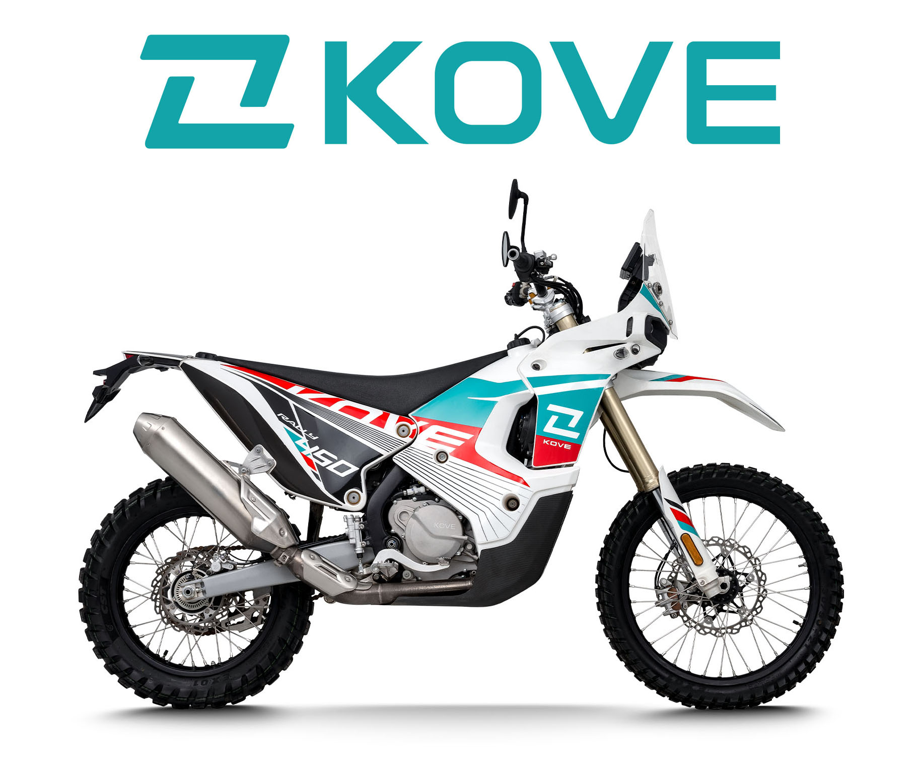 KOVE 450 RALLY - Teal/Red