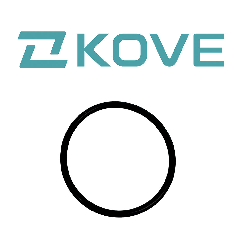 a black rubber o ring