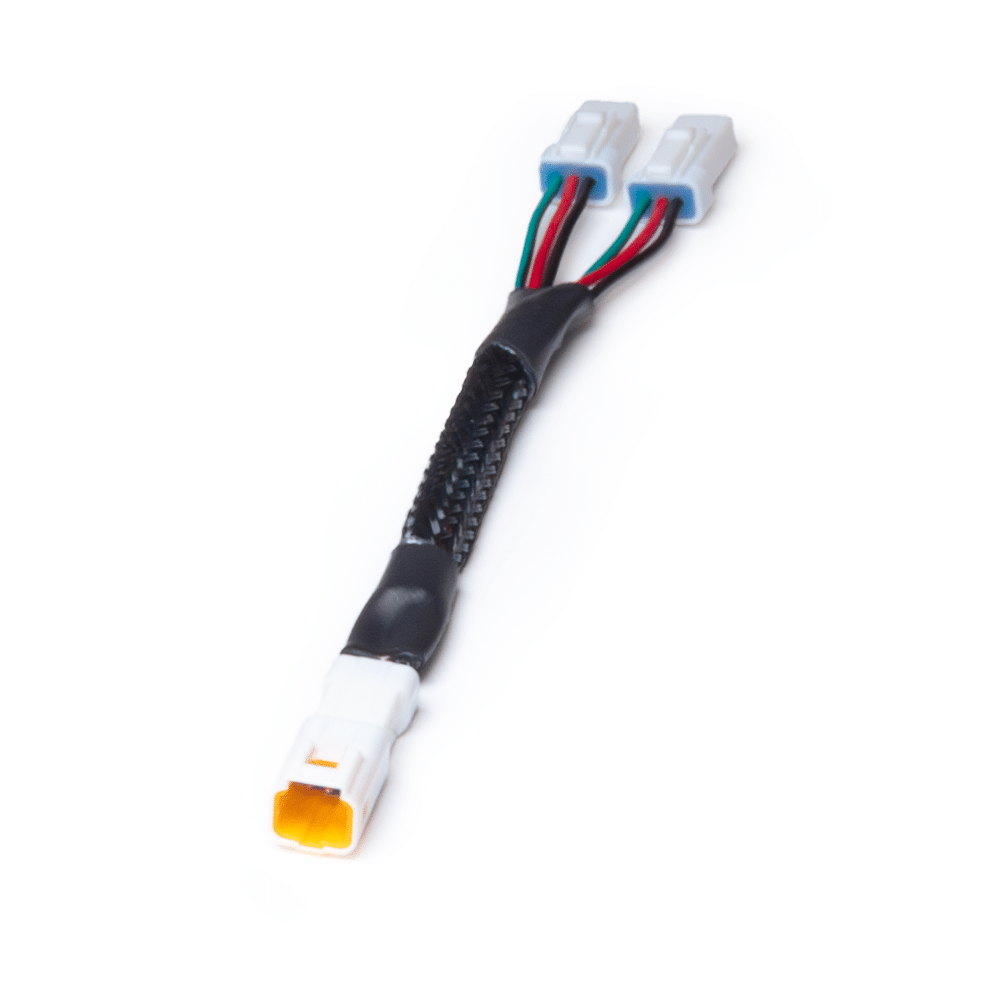 black short wiring loom for motorcycles