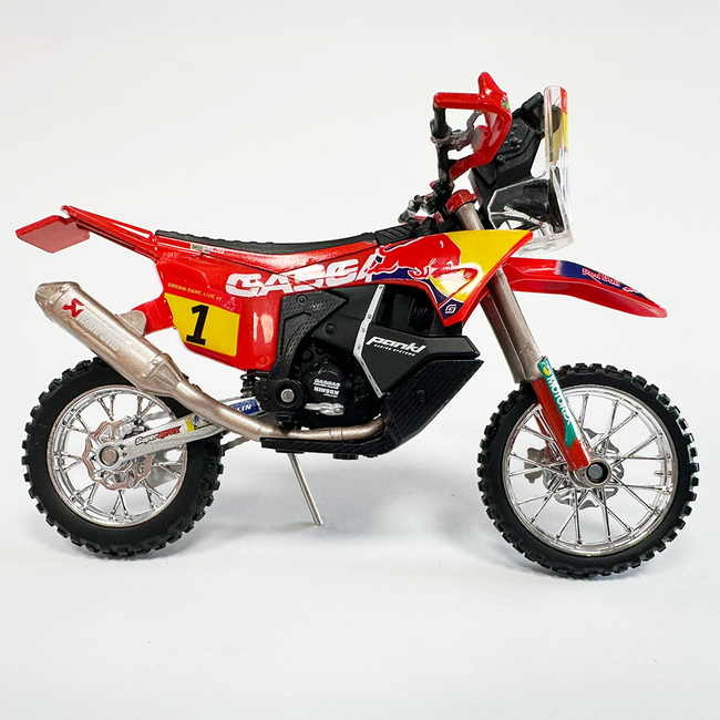 GasGas RX450F #1 Dakar Rally 2023 - Bburago 1:18 Scale Model - Image 4
