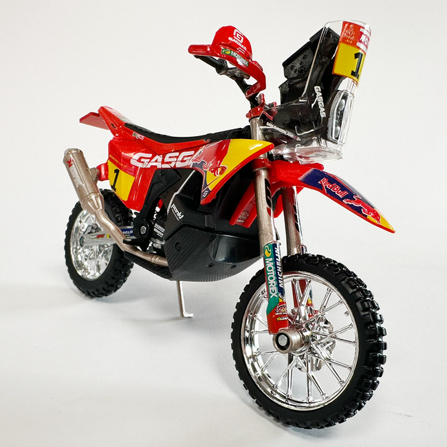 GasGas RX450F #1 Dakar Rally 2023 - Bburago 1:18 Scale Model - Image 7
