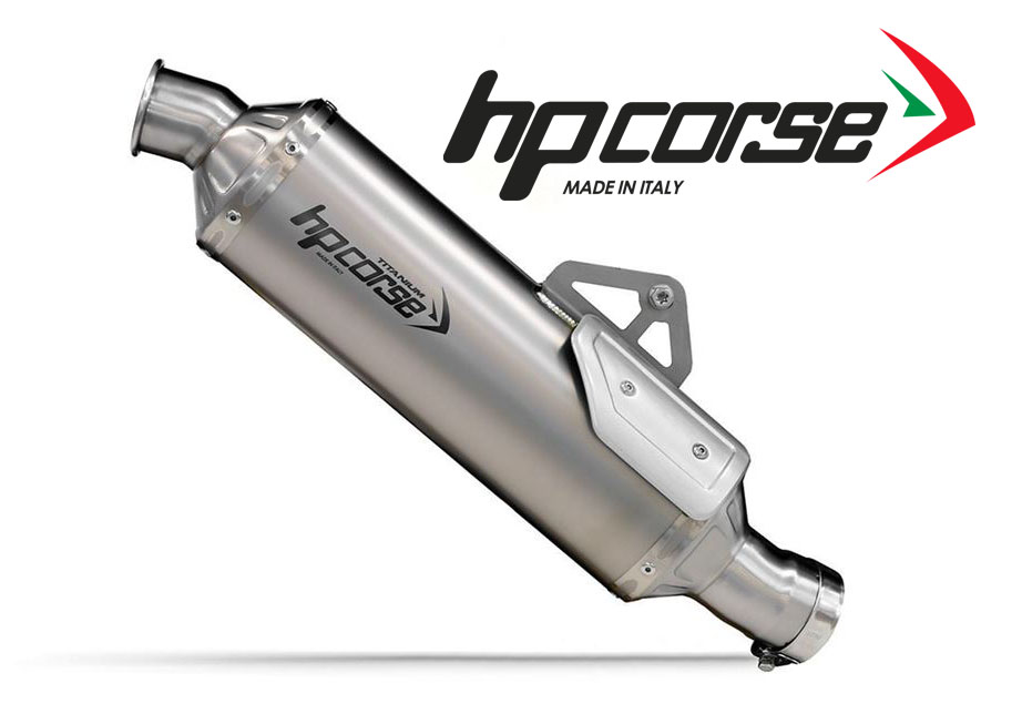 Titanium exhaust silencer for the KOVE 800X