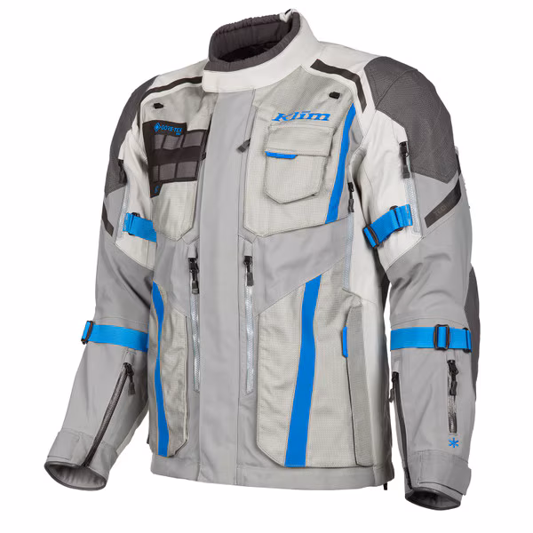 Klim Badlands PRO Jacket - COOL GRAY ELECTRIC BLUE LEMONADE