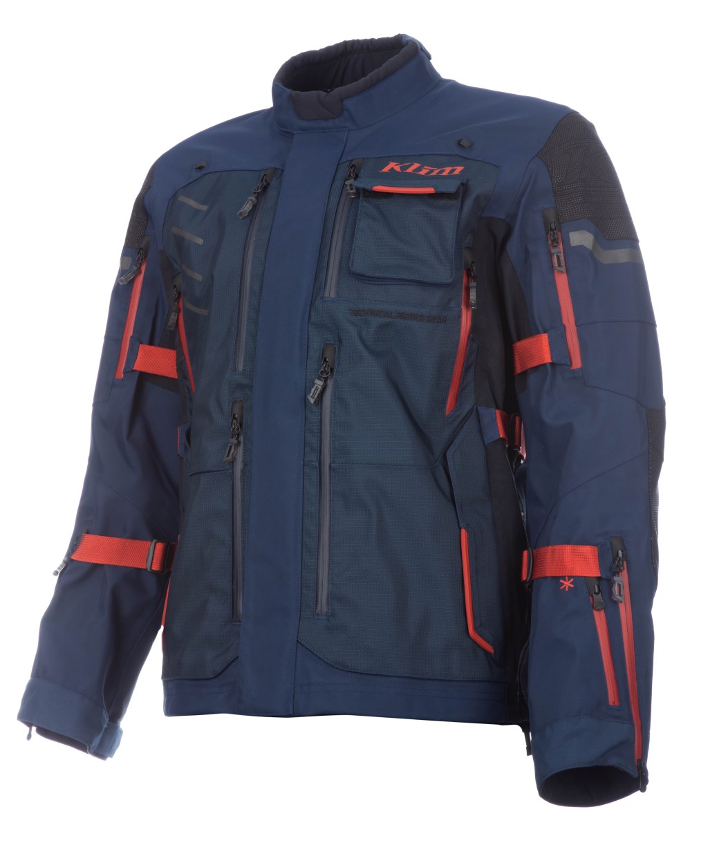Klim Badlands Pro Jacket - DRESS BLUES RED OXIDE
