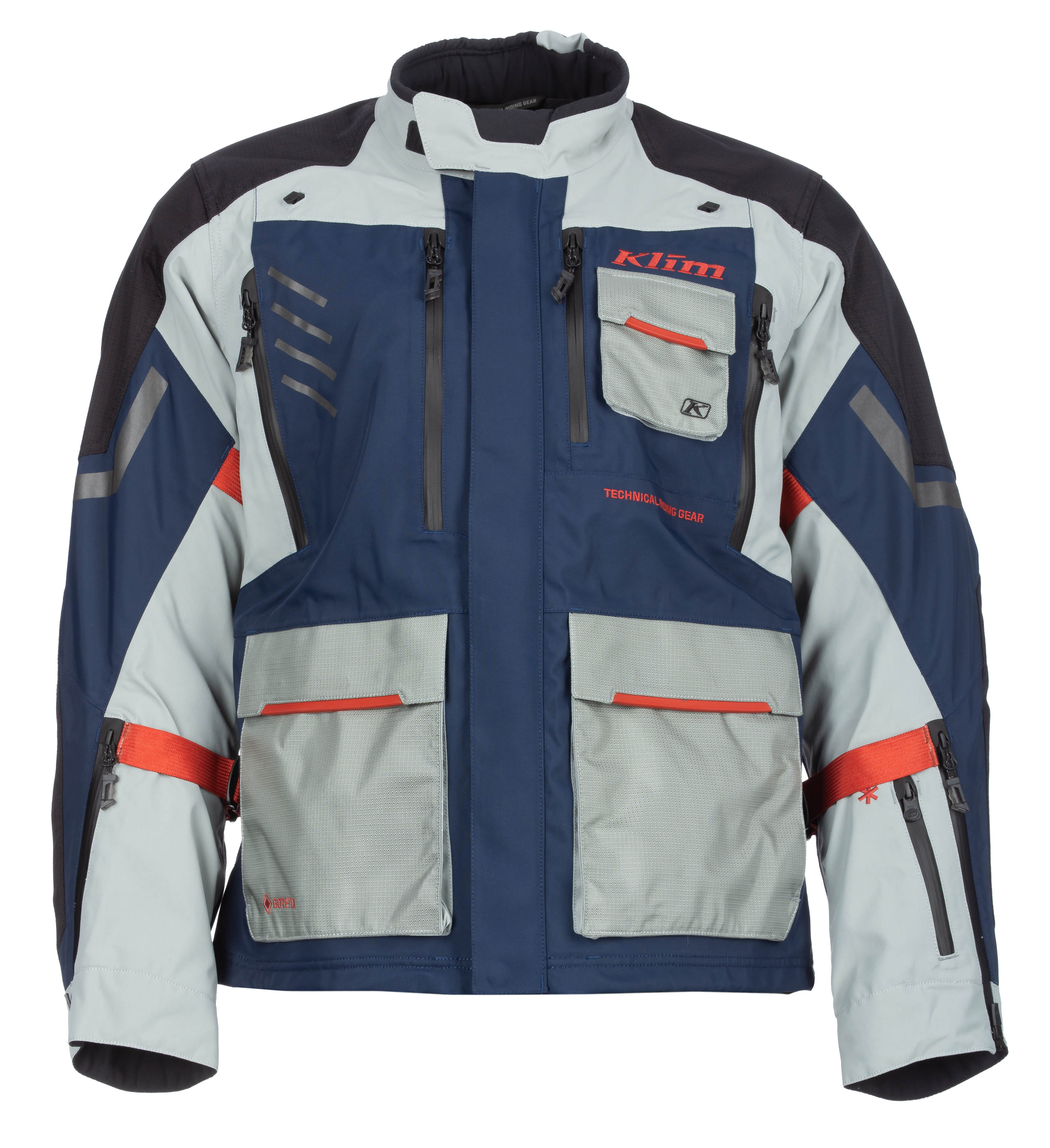Klim Carlsbad Jacket - DRESS BLUES RED OXIDE