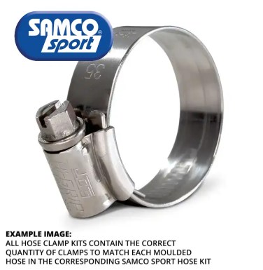 Samco Stainless Steel Coolant Clamp Kit - Honda CRF1100 (all models)