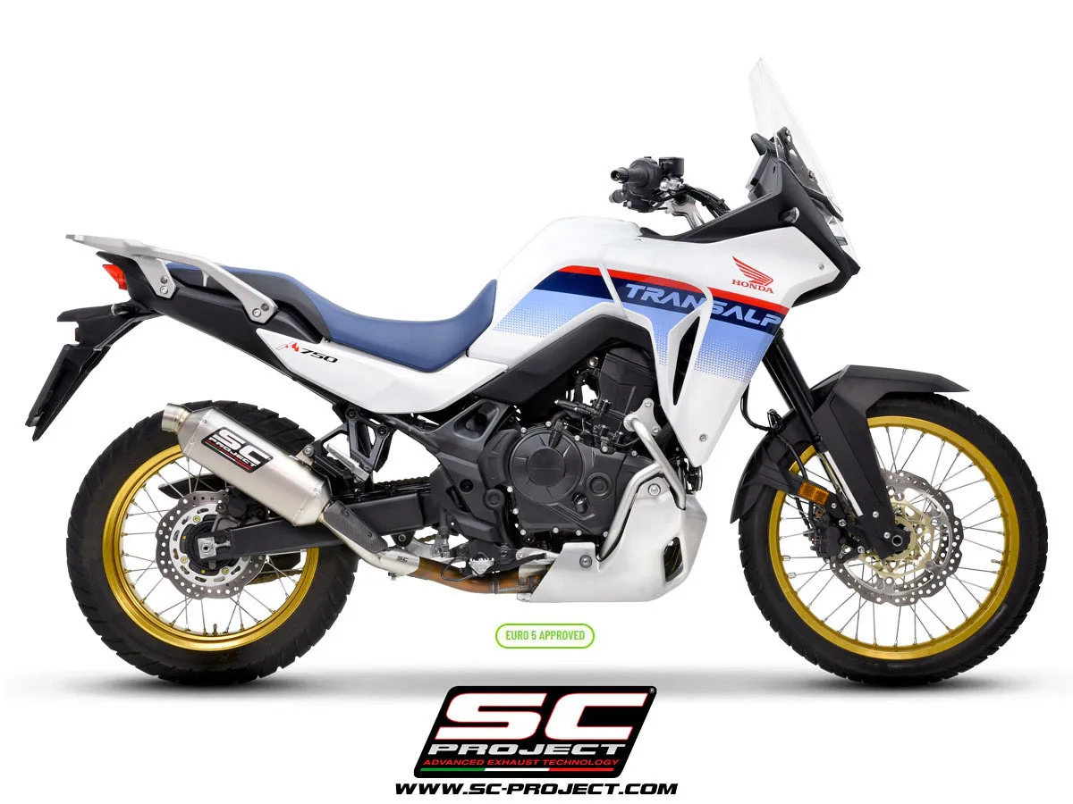SC Projects - Rally Raid Titanium Silencer - Transalp XL750