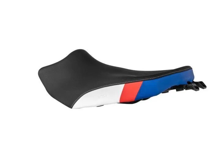 Touratech Comfort Seat - Rider - "Style Red Blue" - Fresh Touch - Heatable - BMW R1300GS - Image 11