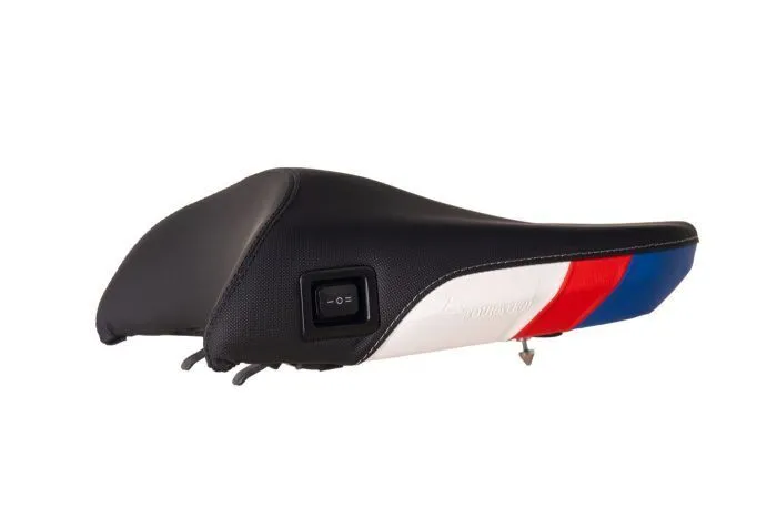 Touratech Heated Comfort Seat - Pillion - Red/Blue - BMW R1300GS - Image 9
