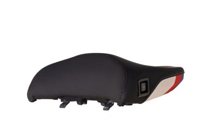 Touratech Heated Comfort Seat - Pillion - Red/Blue - BMW R1300GS - Image 8
