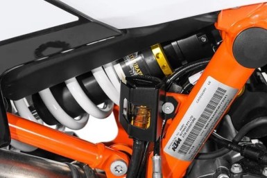 Rear Brake Reservoir Guard - Black - KTM Husqvarna Aprilia