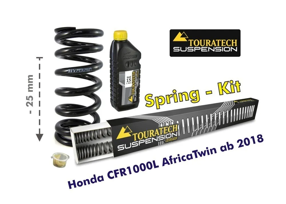 Height Lowering Kit, 25Mm, For Honda CRF1000L Africa Twin From 2018 Replacement Springs
