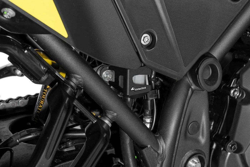 Rear Brake Fluid Reservoir Guard Black For Yamaha Tenere 700