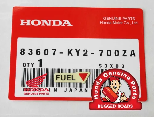 OEM Honda Decal - Fuel Tap