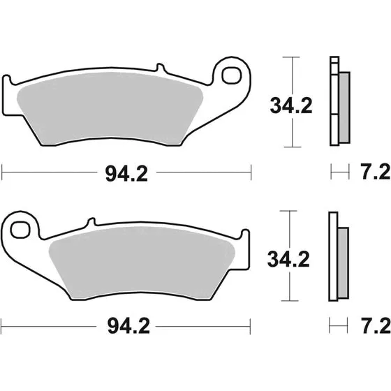 Brembo Sintered Off-Road Brake Pads FRONT - KOVE Rally 450 - Image 2