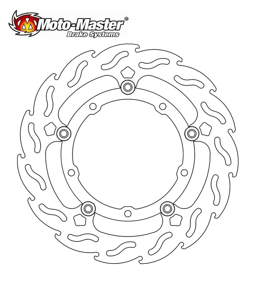 Moto-Master Flame Floating Front Brake Disc LEFT – Tenere 700 - Image 2