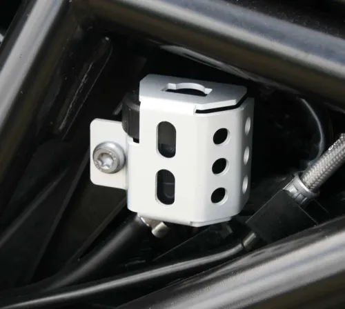 Rear Brake Reservoir Guard - Silver