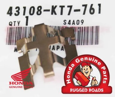 OEM Honda Rear Brake Pad Spring - RD04/07/07A (1990-03)