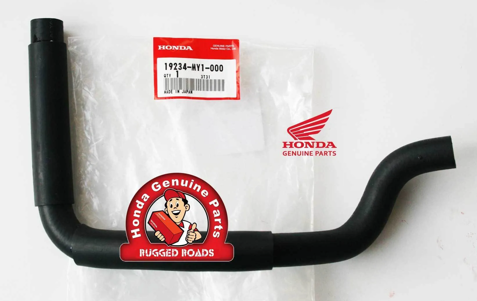 OEM Honda Water Hose, R. RADIATOR OUTLET - RD07/07A (1993 - 03)