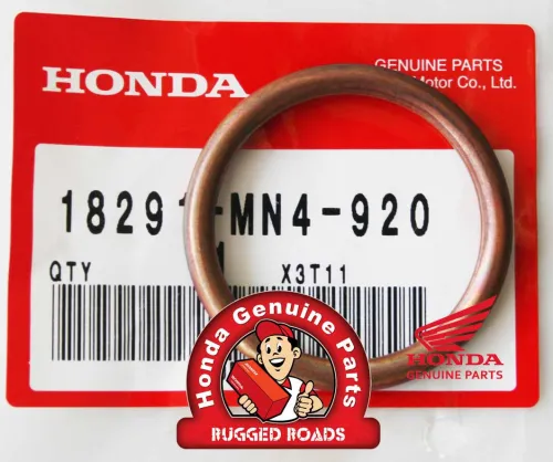 OEM Honda Exhaust Header Gasket - REAR Cylinder - RD04 (1990-92)