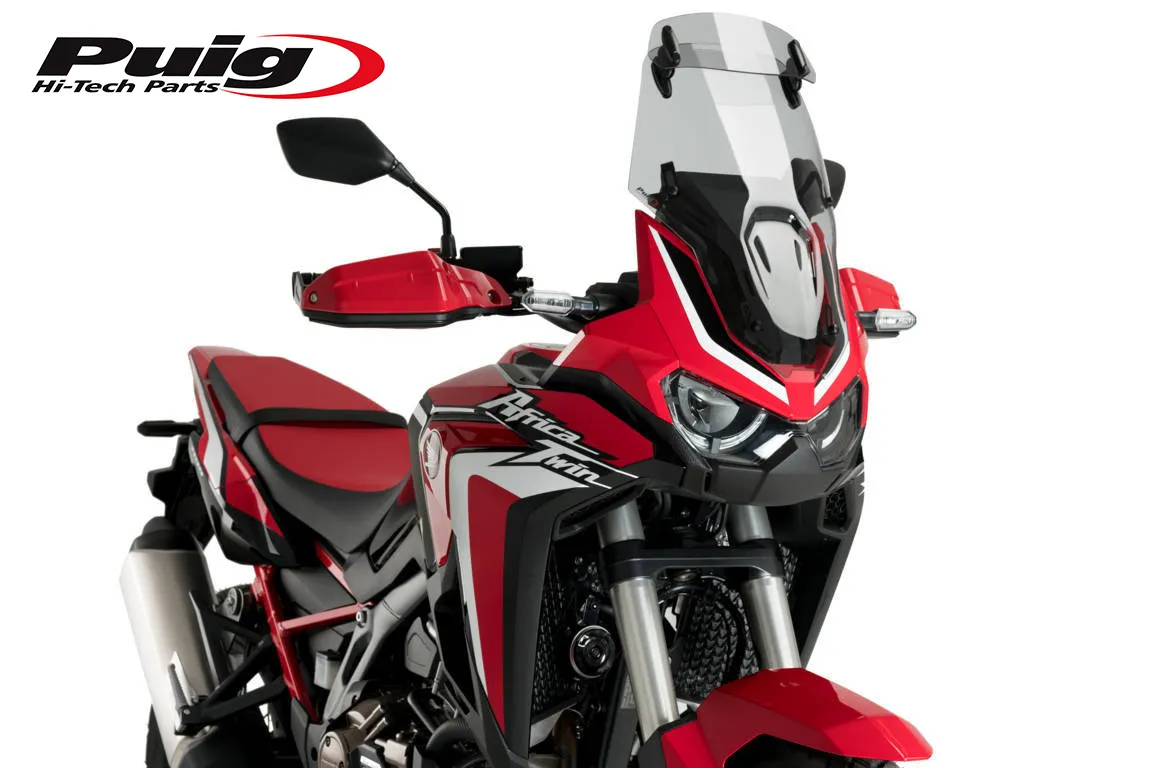 Puig Touring Screen With Visor - Light Tint - CRF1100