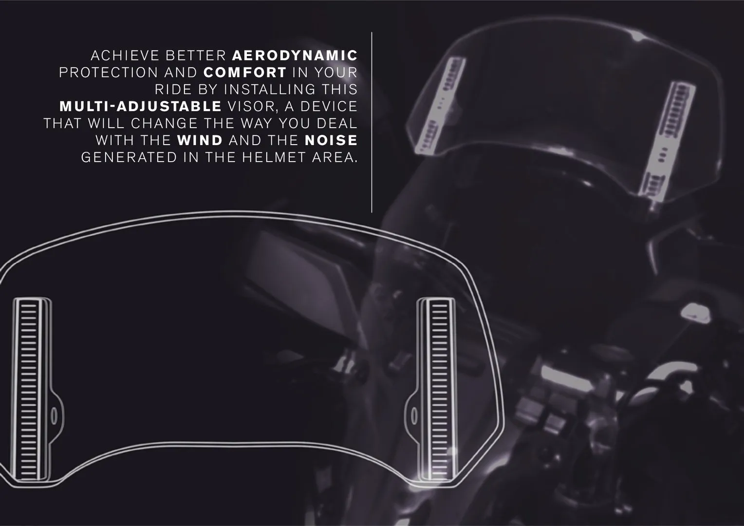 Puig Multi-Adjustable Clip-On Visor 2.0 - Light Smoke - Image 6