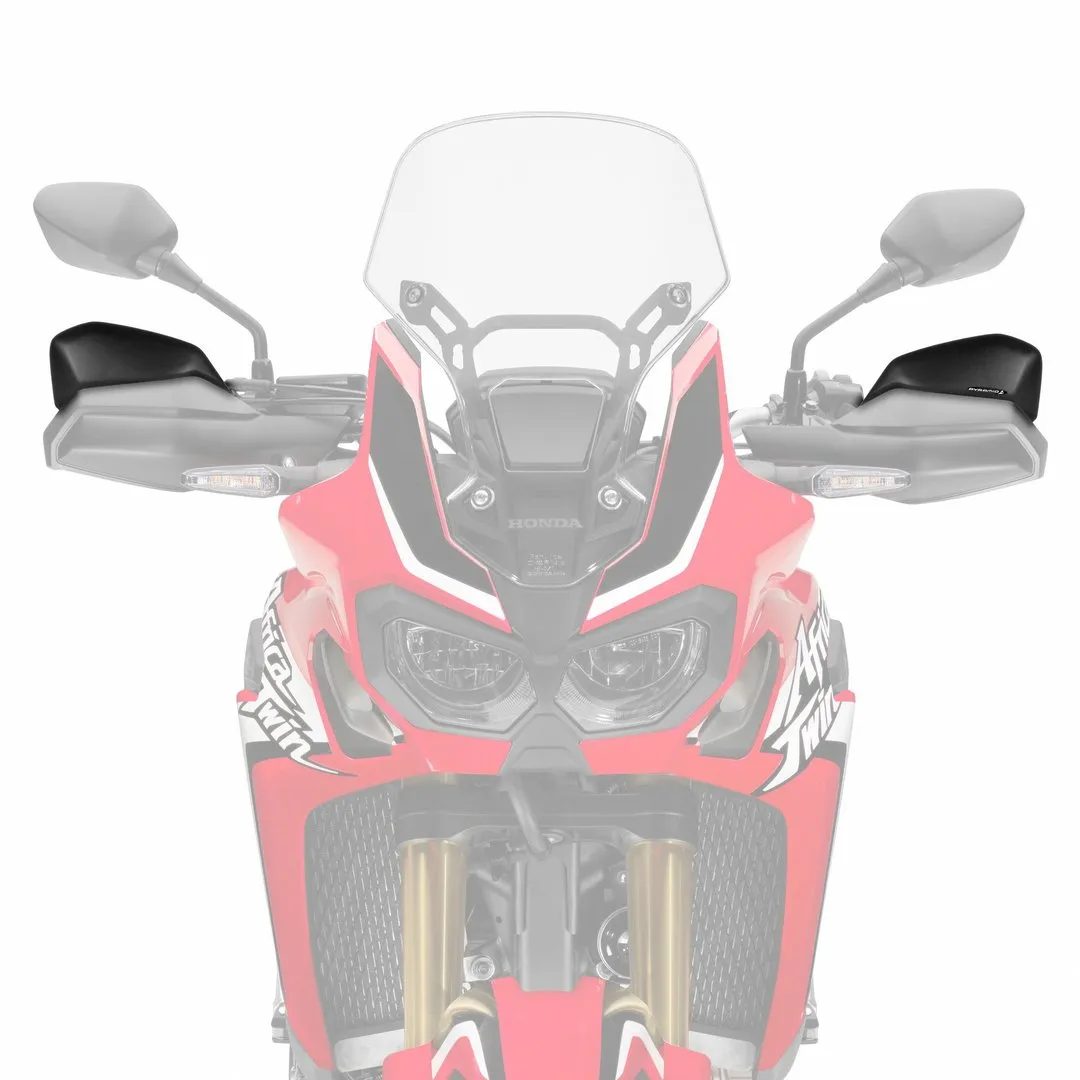 Handguard Extensions - Black - Honda CRF1000 All Models (2016-19)