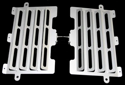 Honda Africa Twin RD03/04/07/07A - Radiator Guards - Silver - Image 2