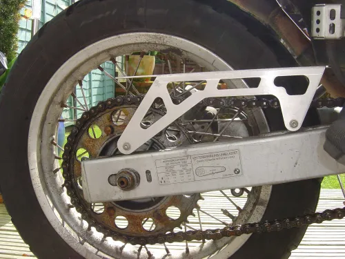Chain And ABS Sensor Guard - Silver