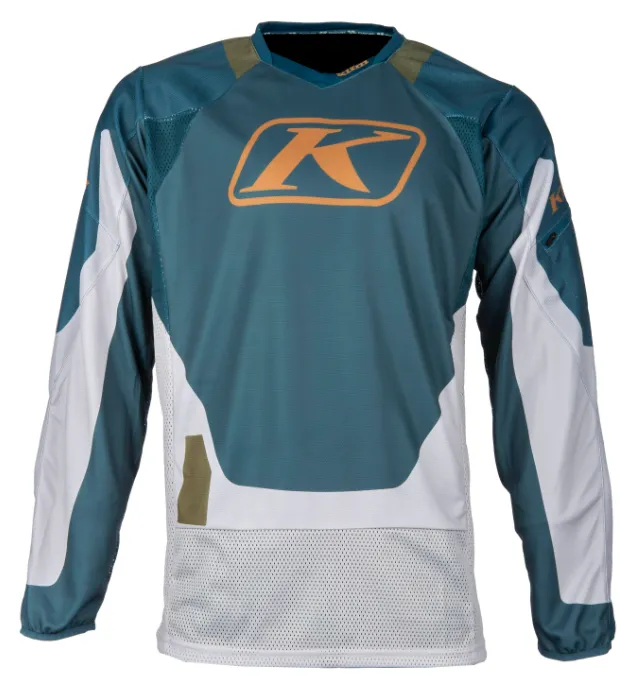 KLIM Dakar Jersey - SYNTH PETROL HIGH RISE - Image 3