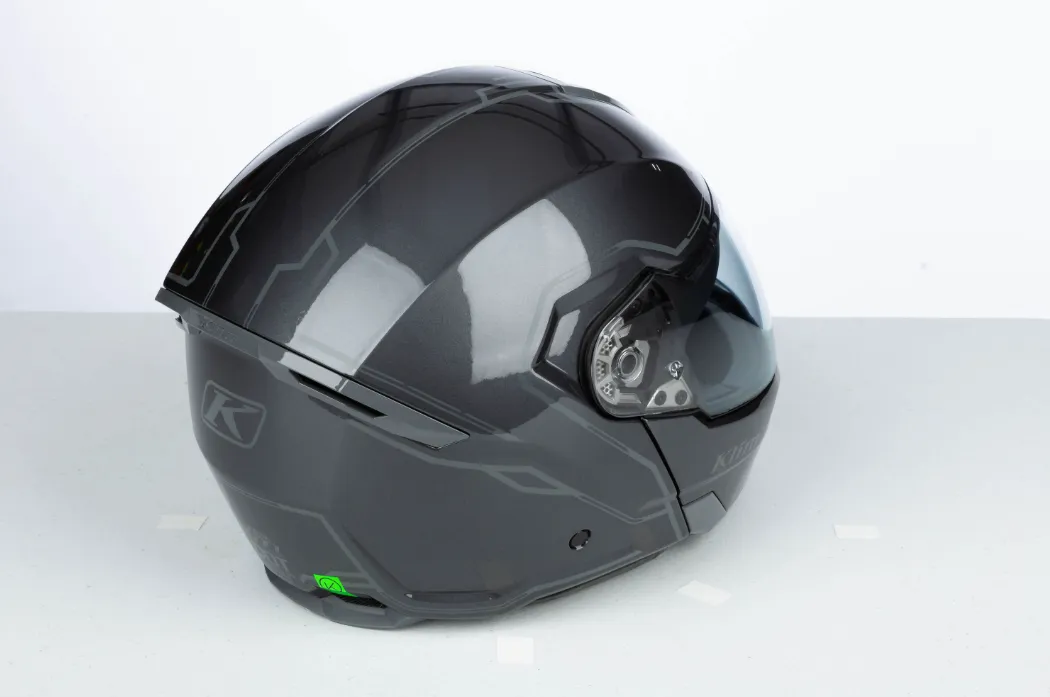 KLIM GT1 Expedition Helmet ECE - GLOSS METALLIC ASPHALT - Image 6