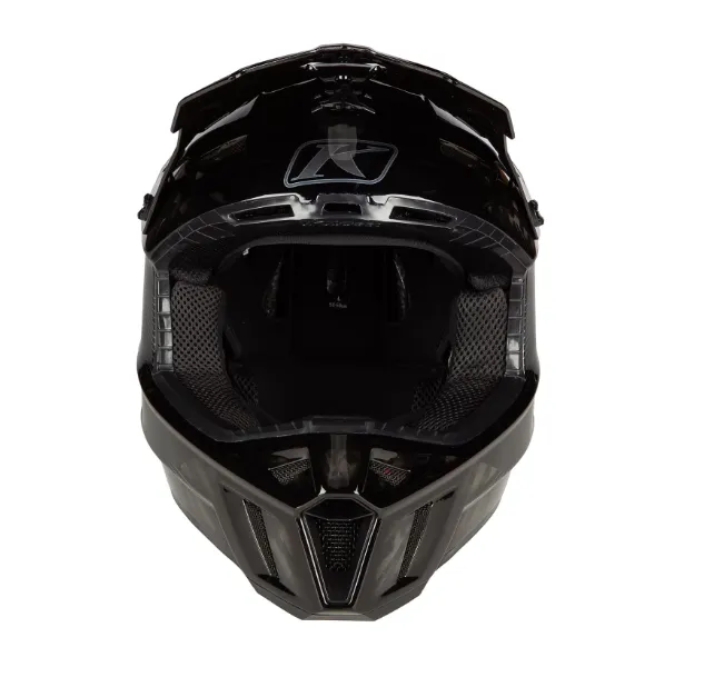KLIM F3 Carbon Pro Off-Road Helmet ECE - STRIKER CARBON GLOSS BLACK - Image 5