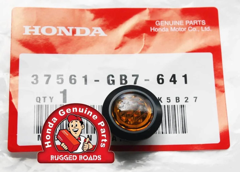 OEM Honda Sidestand Warning Lens - RD03/RD04L&M (1988 - 1991)