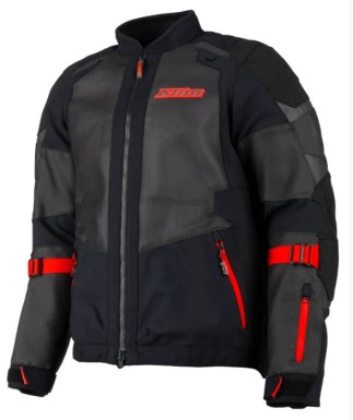 KLIM Baja S4 Jacket - BLACK FIERY RED