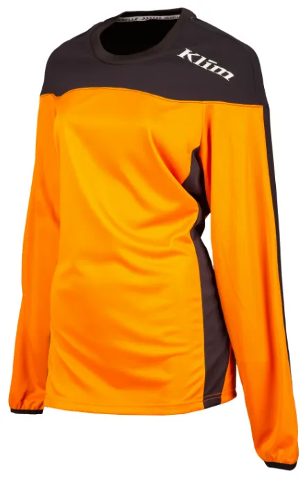 KLIM Women's Rebelle Jersey - EMBER ORANGE BLACK