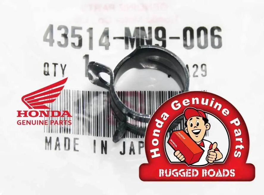 OEM Honda Rear Brake Master Cylinder Hose Clamp, Lower - RD07/07A (1993 - 03)