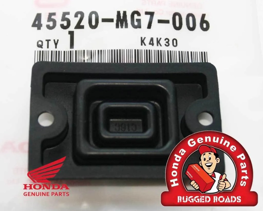 OEM Honda Front Brake Master Cylinder Diaphragm - RD03/04/07/07A (1988 - 03)
