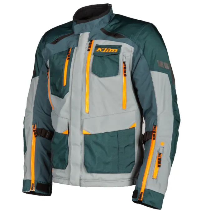 Klim Carlsbad Jacket - PETROL - STRIKE ORANGE