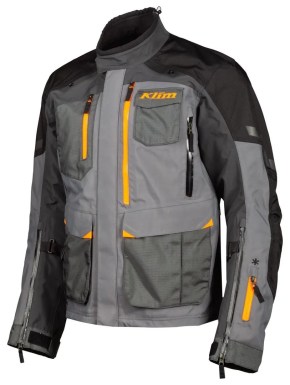 Klim Carlsbad Jacket - ASPHALT STRIKE-ORANGE